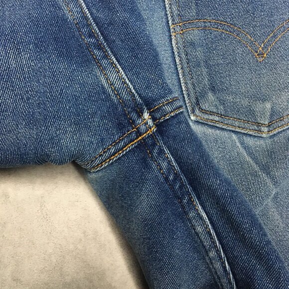 Vintage Levis Mens Straight Fit Blue Jeans size 36 to 38x30 Stretch‎ Denim Pants - Picture 11 of 16